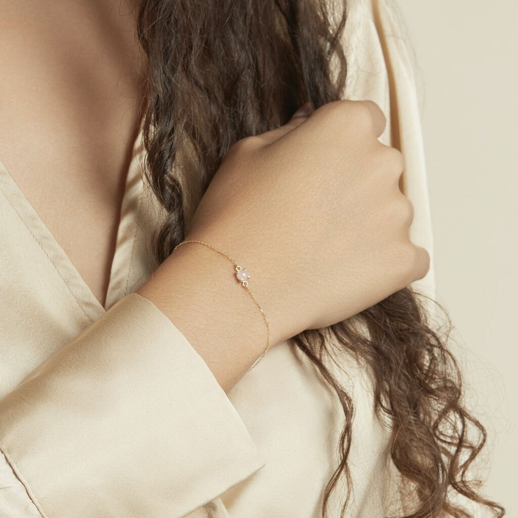 Bracelet Campsis Or Jaune Calcedoine - Bracelets Femme | Histoire d’Or
