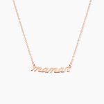 Collier Mendi Argent Rose - Cadeaux de naissance Femme | Histoire d&rsquo;Or