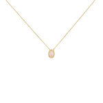 Collier Plaqu&eacute; Or Jaune Phileas Quartz - Colliers Femme | Histoire d&rsquo;Or