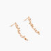 Boucles D'oreilles Pendantes Ellyn Argent Rose Oxyde De Zirconium