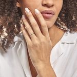 Bague Solitaire Superposition Or Blanc Diamant - Bagues solitaires Femme | Histoire d&rsquo;Or