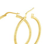 Cr&eacute;oles Ulrica Or Jaune - Boucles d'oreilles cr&eacute;oles Femme | Histoire d&rsquo;Or