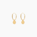 Cr&eacute;oles Belita Or Jaune - Boucles d'oreilles cr&eacute;oles Femme | Histoire d&rsquo;Or