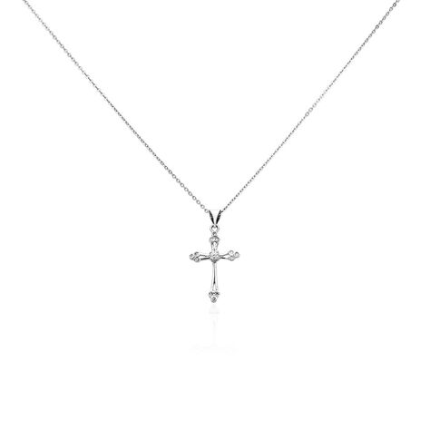 Collier Medusa Argent Blanc Oxyde De Zirconium - Colliers fantaisie Femme | Histoire d’Or