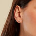 Boucles D'oreilles Puces Agostinho Or Jaune Oxyde De Zirconium - Clous d'oreilles Femme | Histoire d’Or