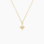 Collier Aurore Acier Dor&eacute; Oxydes - Colliers fantaisie Femme | Histoire d&rsquo;Or