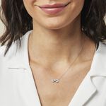 Collier Or Blanc Chlotildane Diamants - Colliers Femme | Histoire d&rsquo;Or