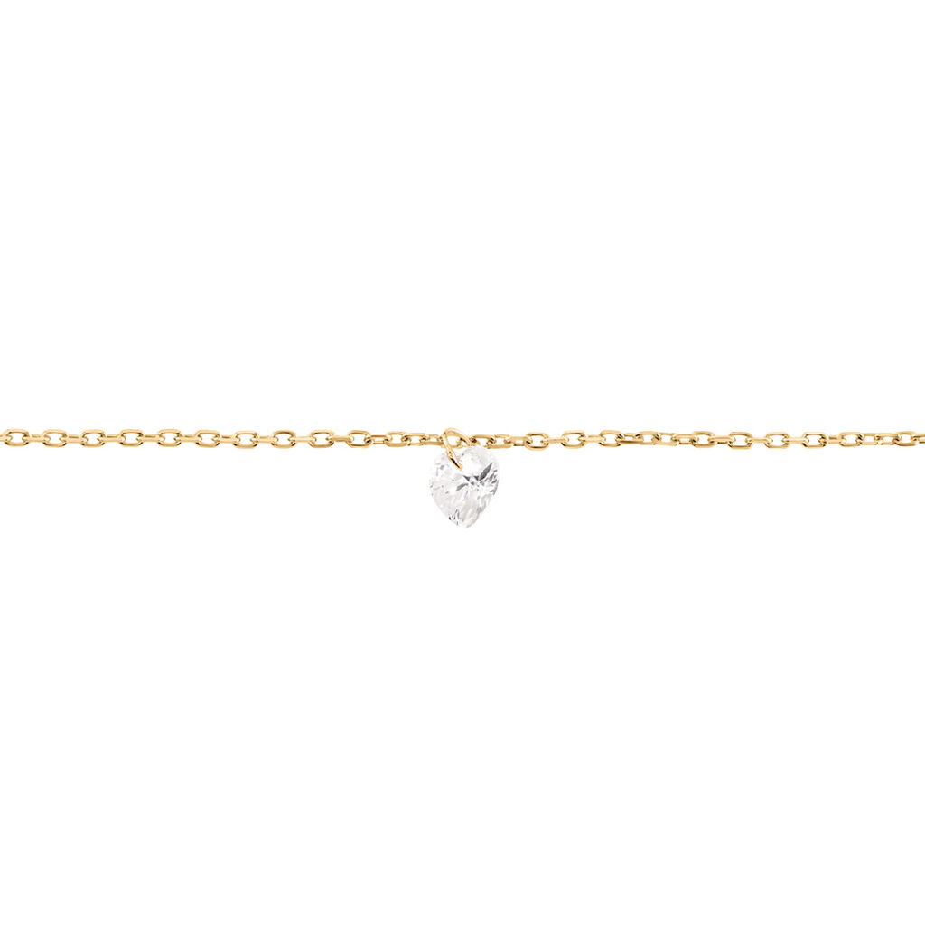 Bracelet Crush Plaqué Or Jaune Oxyde De Zirconium - Bracelets Femme | Histoire d’Or