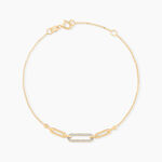 Bracelet Link Or Jaune - Bracelets Femme | Histoire d&rsquo;Or