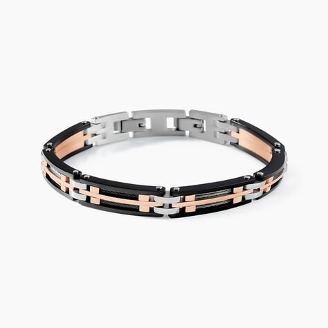 Bracelet Jourdan Priam Acier Bicolore - Bracelets Homme | Histoire d&rsquo;Or