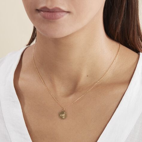 Pendentif Lamie Zodiaque Or Jaune - Pendentifs Zodiaque Famille | Histoire d’Or
