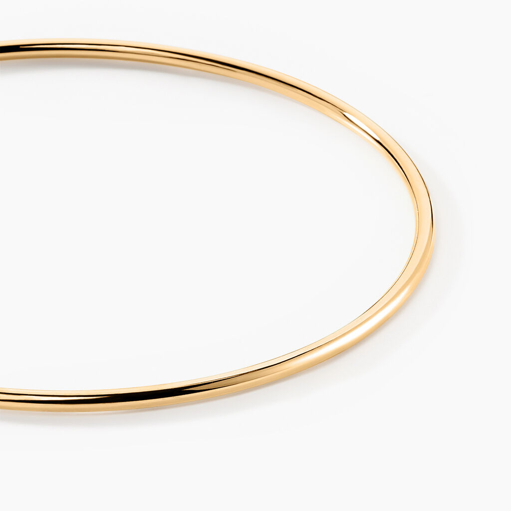 Bracelet Jonc Cynthia Fil Rond Lisse Or Jaune - Bracelets joncs Famille | Histoire d’Or