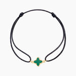 Bracelet Lucky Gems Or Jaune Malachite - Bracelets cordon Femme | Histoire d&rsquo;Or