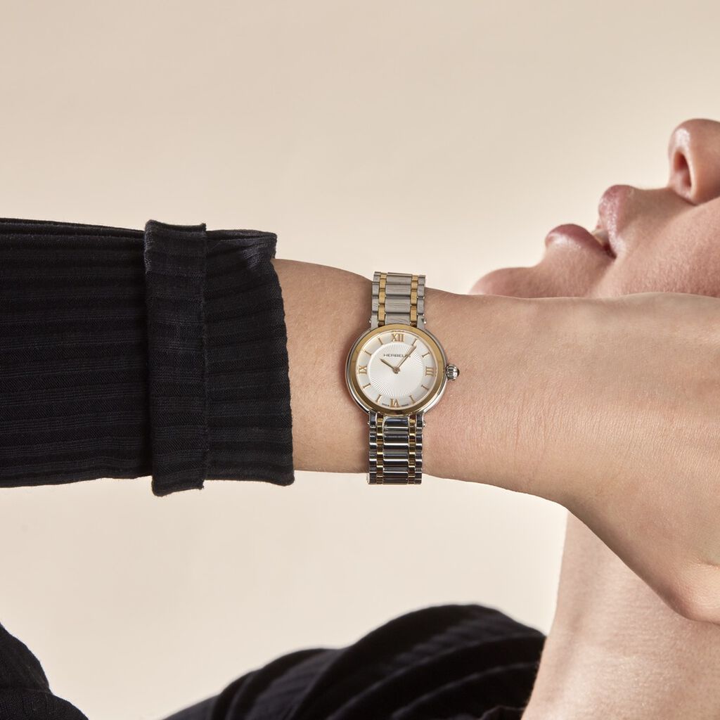 Montre Herbelin Galet Blanc - Montres Femme | Histoire d’Or