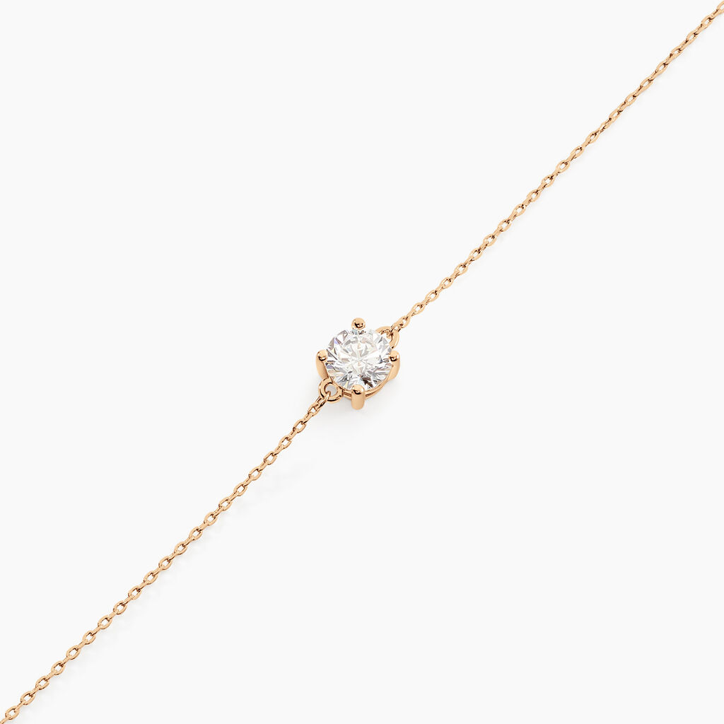 Bracelet Plaqu&eacute; Or Jaune Nilay Oxyde De Zirconium - Bracelets Femme | Histoire d&rsquo;Or