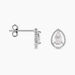 Boucles D'oreilles Puces Cyra Argent Blanc Oxyde De Zirconium - Boucles d'oreilles fantaisie Femme | Histoire d’Or