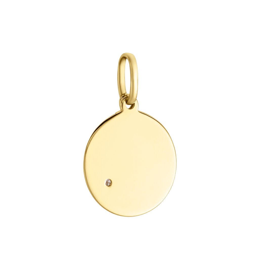 Pendentif Dezirinda Or Jaune Oxyde De Zirconium - Pendentifs Femme | Histoire d&rsquo;Or