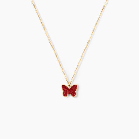 Collier Solena Papillon Or Jaune - Colliers Enfant | Histoire d&rsquo;Or