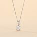Pendentif Solitaire Aphrodite Or Blanc Diamant - Pendentifs Femme | Histoire d’Or