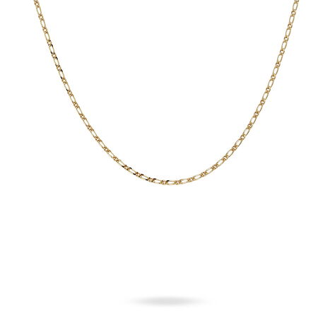 Chaîne Cameron Maille Alternee 1/1 Plaque Or Jaune - Chaines Homme | Histoire d’Or