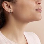Boucles D'oreilles Argent Blanc Prudentia Oxyde De Zirconium - Boucles d'oreilles fantaisie Femme | Histoire d&rsquo;Or