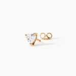 Boucles D'Oreilles Puces Rheane Plaqu&eacute; Or Jaune Oxyde De Zirconium - Boucles d'oreilles fantaisie Femme | Histoire d&rsquo;Or