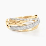 Bague Elodea Or Jaune Diamant - Bagues avec pierre Femme | Histoire d&rsquo;Or