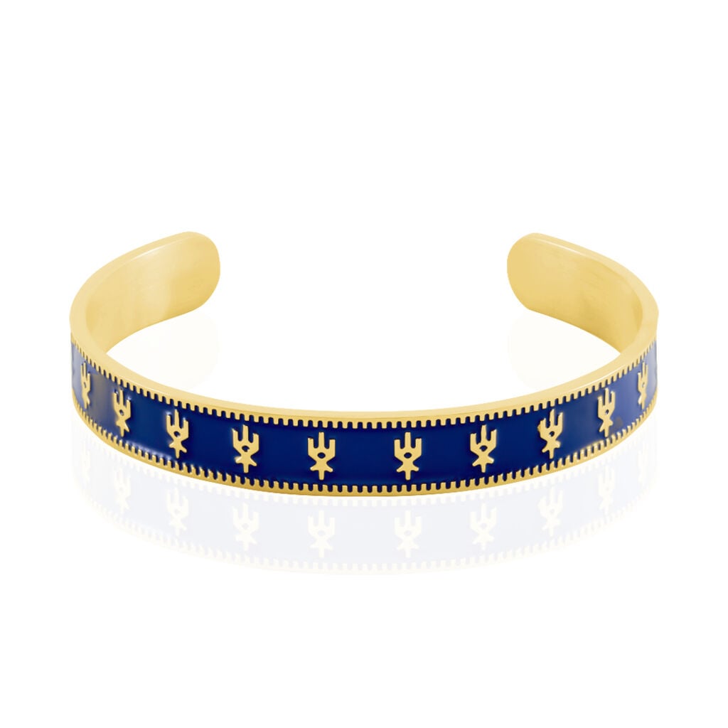 Bracelet Jonc Imagine Marion Acier Jaune - Bracelets joncs Femme | Histoire d&rsquo;Or