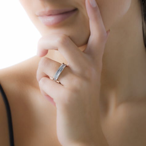 Bague Mimicha Acier Blanc Oxyde De Zirconium - Bagues avec pierre Femme | Histoire d’Or