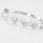 Bague Argent Blanc Eclat D'Aurore Oxydes De Zirconium - Bagues avec pierre Femme | Histoire d&rsquo;Or