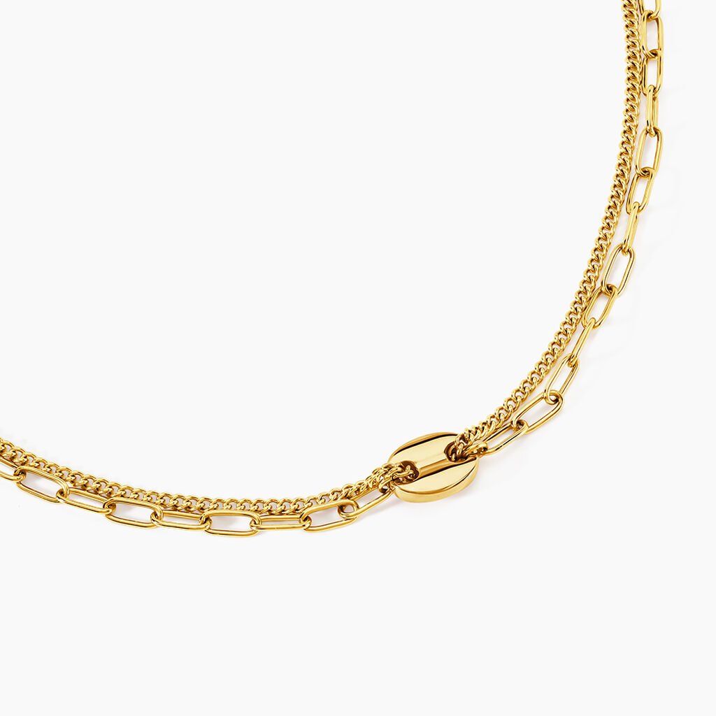 Collier Numah Acier Jaune - Nouveautés Femme | Histoire d’Or