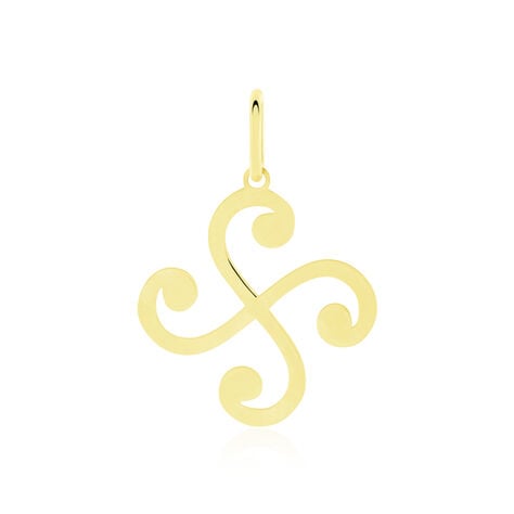 Pendentif Cobeia Croix Basque Or Jaune - Pendentifs Famille | Histoire d’Or