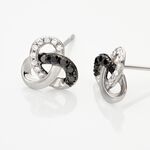 Boucles D'oreilles Puces Constellation Or Blanc Diamant - Clous d'oreilles Femme | Histoire d&rsquo;Or