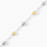Bracelet Tiwa Argent Bicolore Oxyde De Zirconium - Bracelets Femme | Histoire d&rsquo;Or
