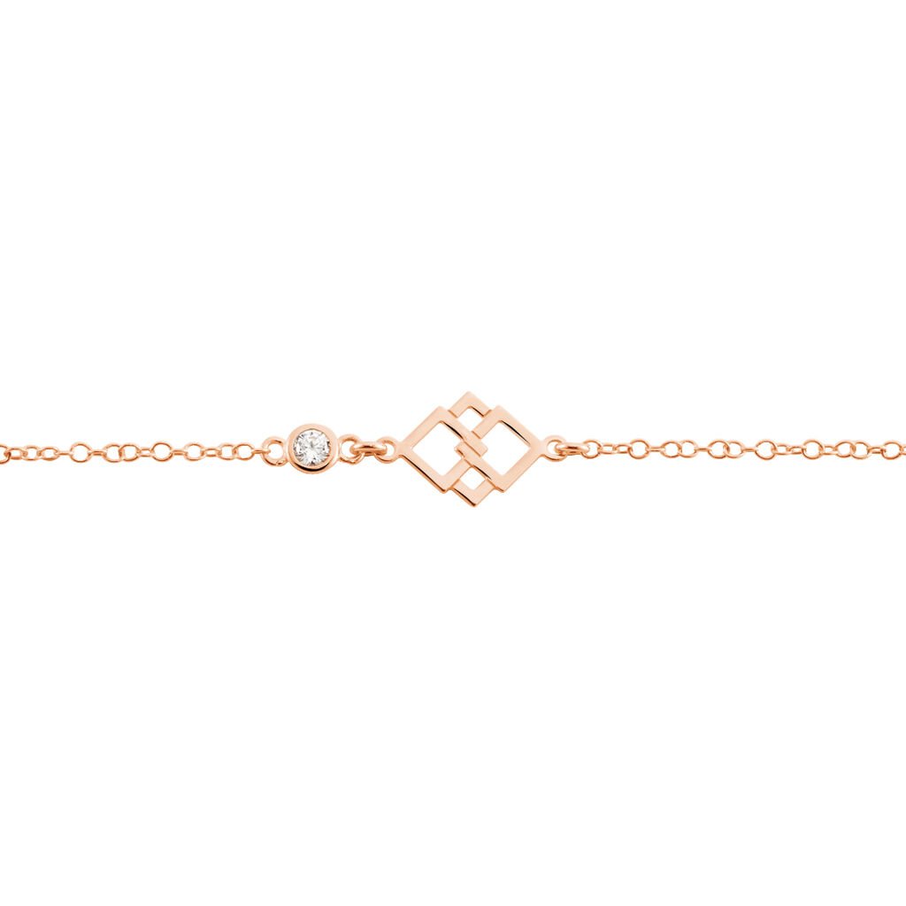 Bracelet Oumeima Argent Rose - Bracelets Femme | Histoire d&rsquo;Or