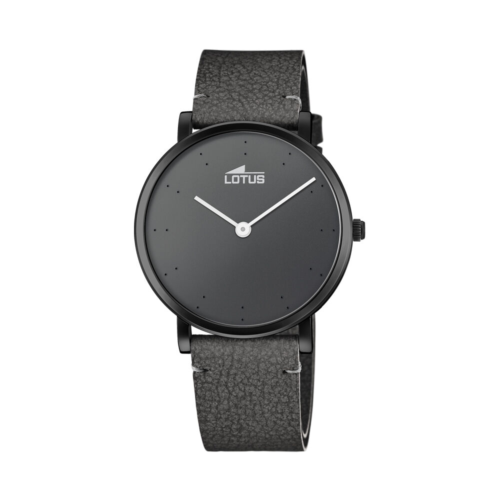 Montres Lotus 18780/4 Acier Boucle Ardillon Noir Ronde - HIMMNQN0750 •  Histoire d'Or