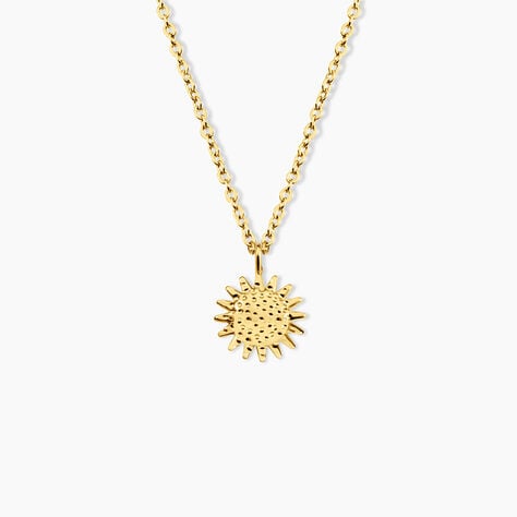 Collier Gomer Acier Jaune - Colliers fantaisie Femme | Histoire d&rsquo;Or