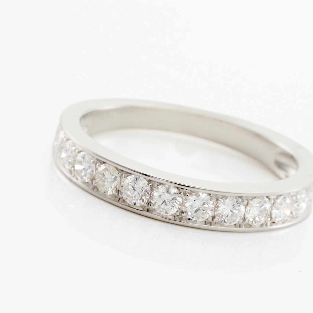 Alliance Rhea Or Blanc Diamant - Alliances Femme | Histoire d’Or
