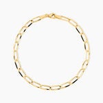 Bracelet Mayson Or Jaune Maille Cheval - Bracelets cha&icirc;ne Femme | Histoire d&rsquo;Or