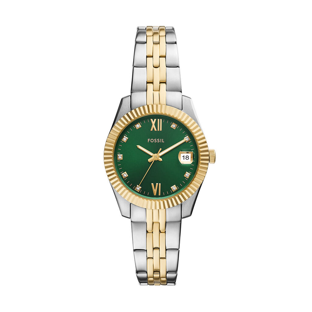 Montre Fossil Scarlette Mini Vert - Montres Femme | Histoire d&rsquo;Or