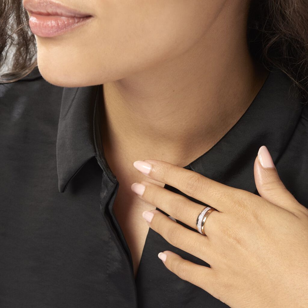 Bague Tima Or Jaune Diamant - Bagues avec pierre Femme | Histoire d’Or