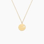 Collier Benedicte Message Or Jaune - Colliers Bapt&ecirc;me Enfant | Histoire d&rsquo;Or