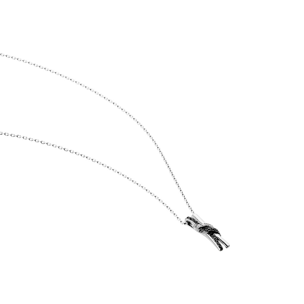 Collier Marina Or Blanc Diamant - Colliers Femme | Histoire d’Or