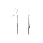 Boucles D'oreilles Pendantes Eucleia Argent Blanc - Boucles d'oreilles fantaisie Femme | Histoire d&rsquo;Or