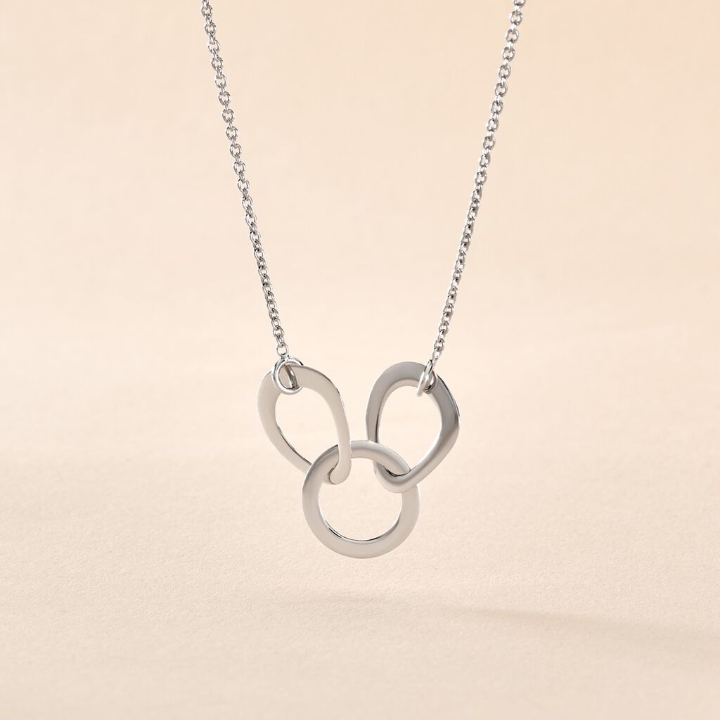 Collier Joy Argent Blanc - Colliers fantaisie Femme | Histoire d’Or