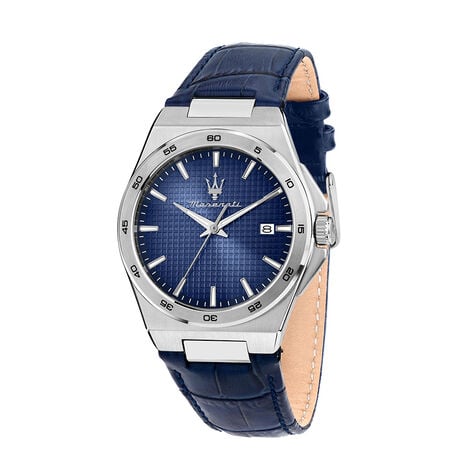 Montre Maserati Velocita Slim Bleu - F&ecirc;te des p&egrave;res Homme | Histoire d&rsquo;Or