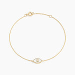 Bracelet Matiasma Or Jaune Nacre Diamant - Bracelets Femme | Histoire d&rsquo;Or