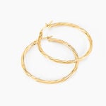 Cr&eacute;oles Youri Or Jaune - Boucles d'oreilles cr&eacute;oles Femme | Histoire d&rsquo;Or