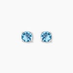 Boucles D'oreilles Puces Rio Argent Blanc Oxyde - Boucles d'oreilles fantaisie Femme | Histoire d&rsquo;Or