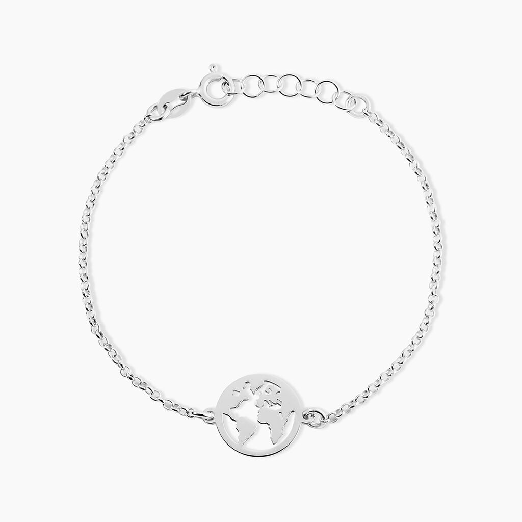 Bracelet Argent Blanc Colombina - Bracelets Femme | Histoire d&rsquo;Or